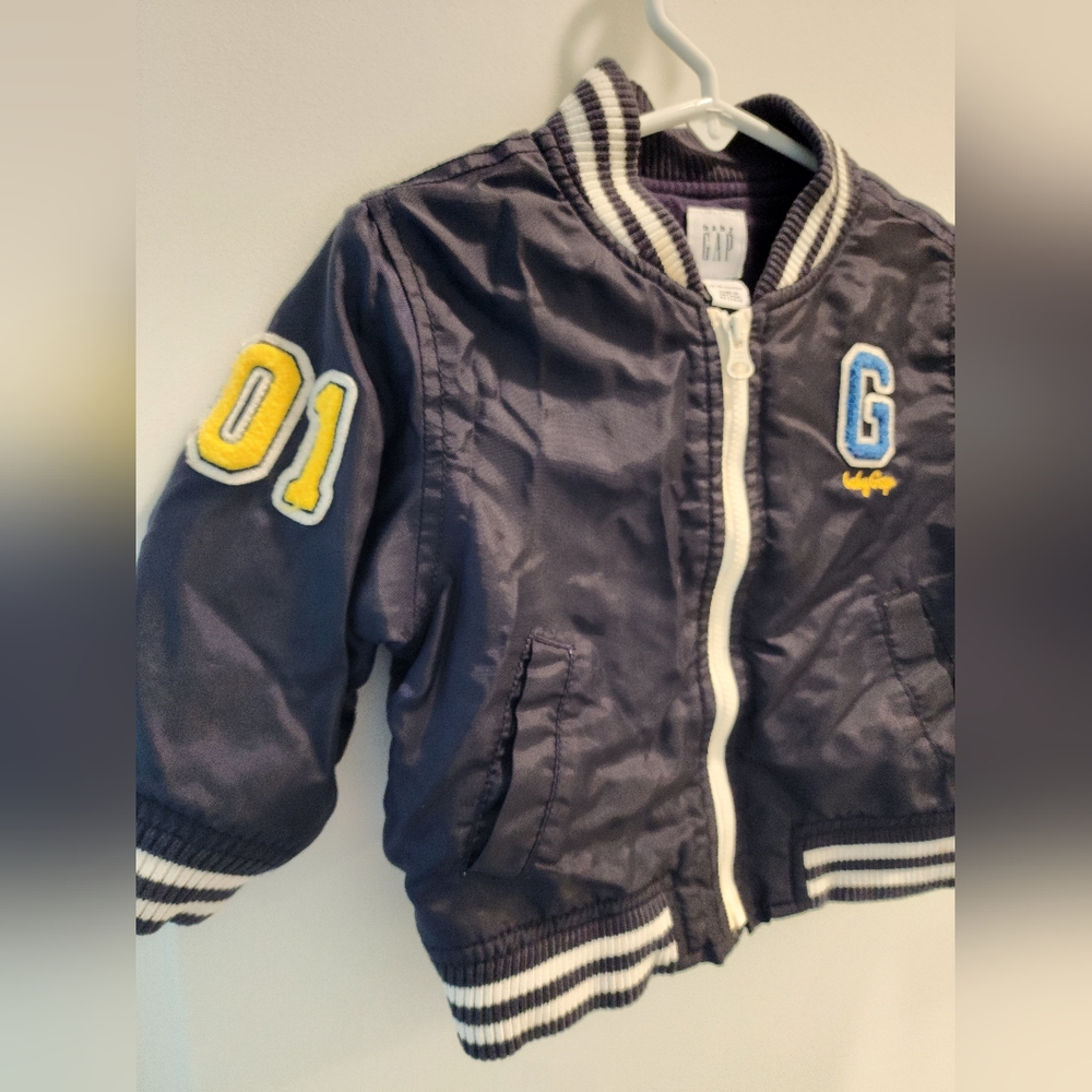 12-18m blue Baby GAP jacket. - Picture 4 of 12